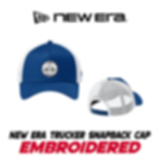 Embroidered New Era Trucker Snapback