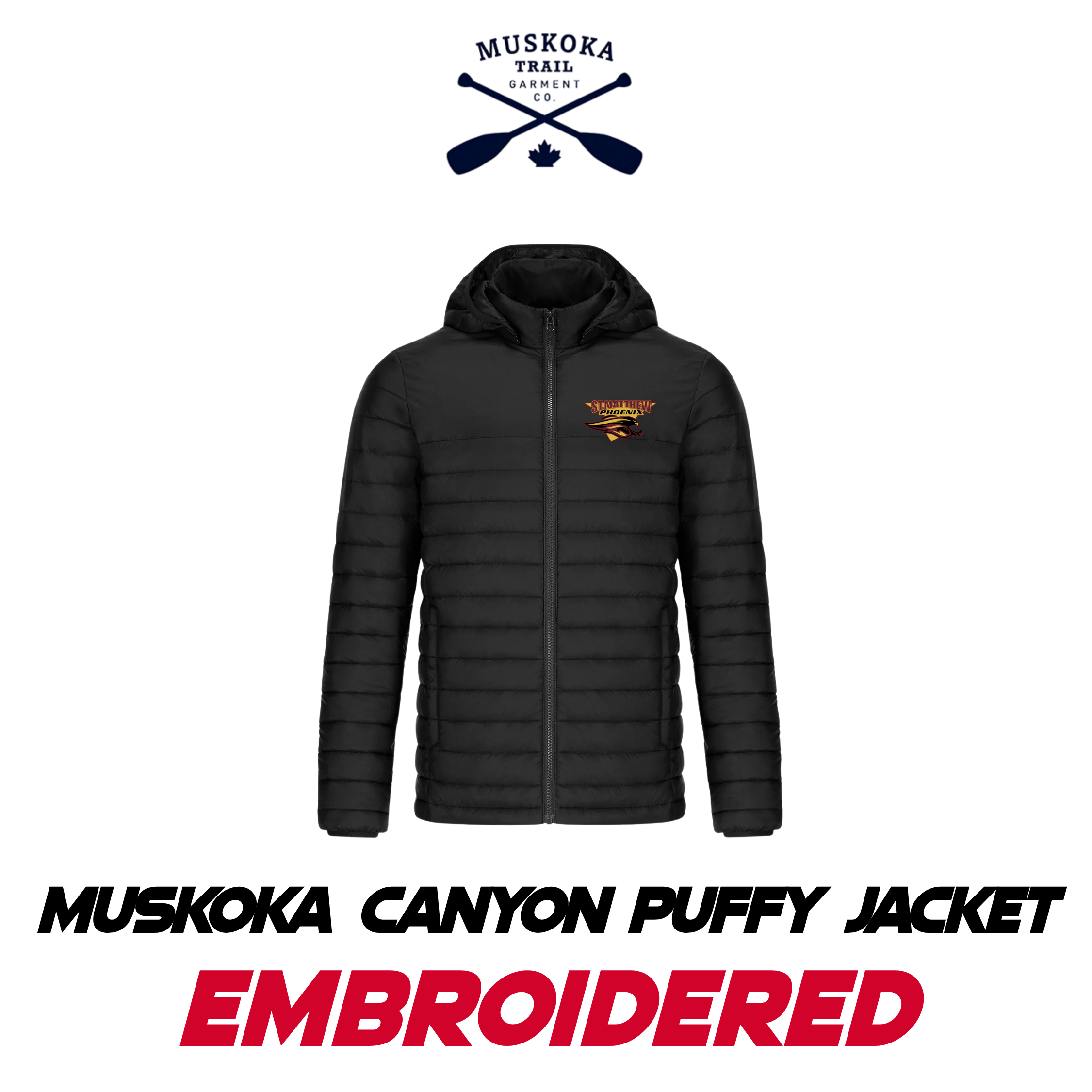 Embroidered Muskoka Canyon Puffy Jacket