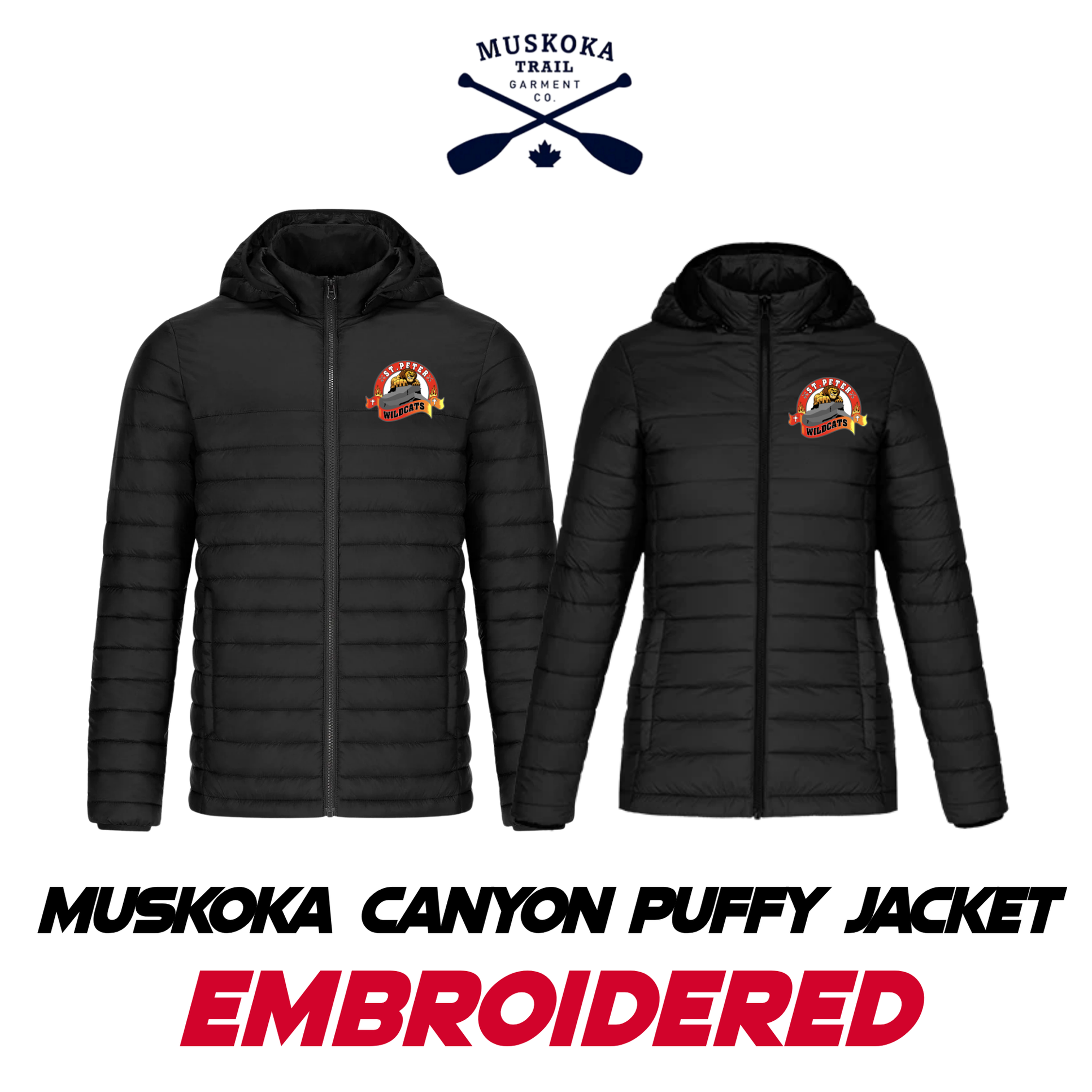 Embroidered Muskoka Canyon Puffy Jacket