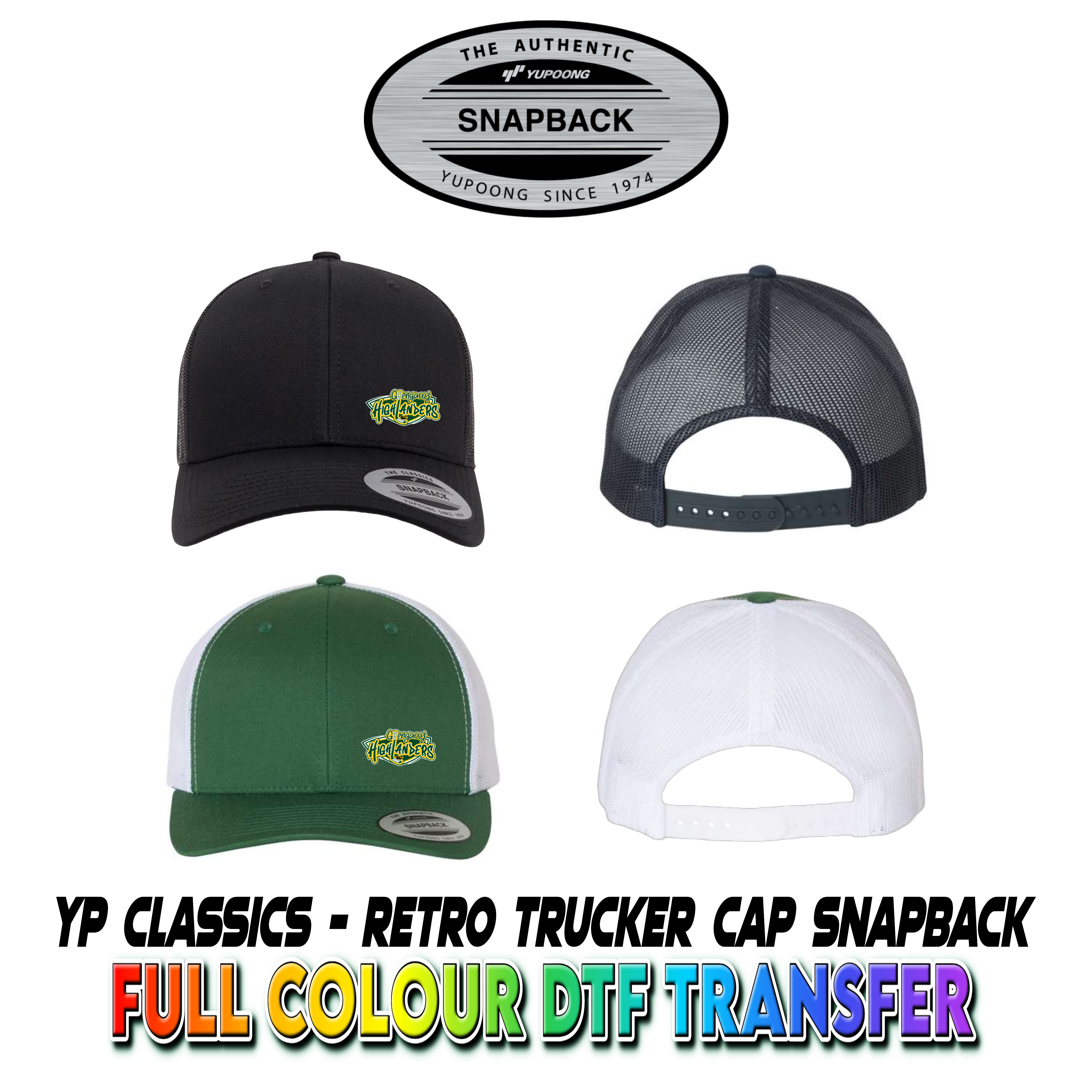 YP Classics-Retro Trucker Mesh Snapback