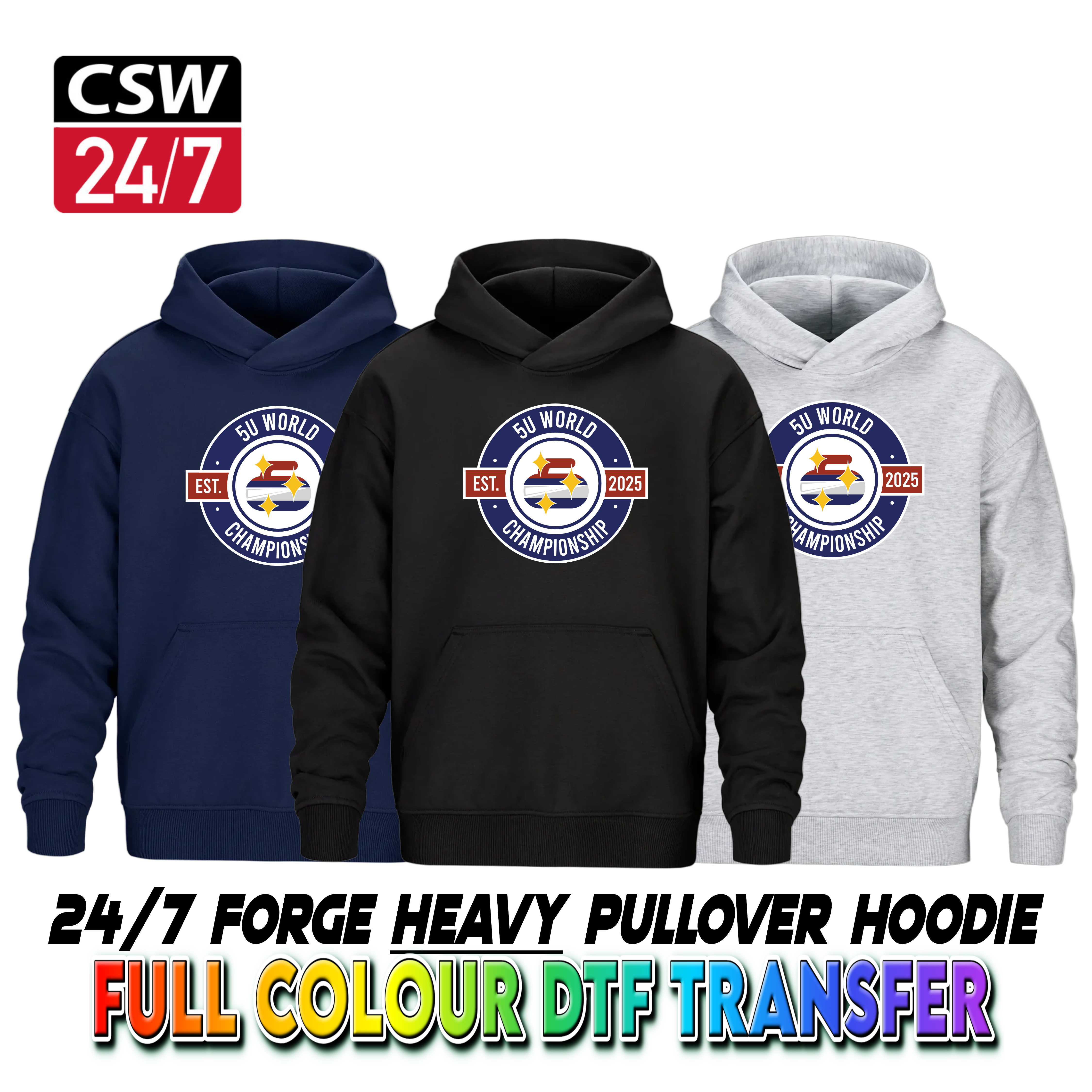 CSW Forge - HEAVY Pullover Hooded Sweatshirt