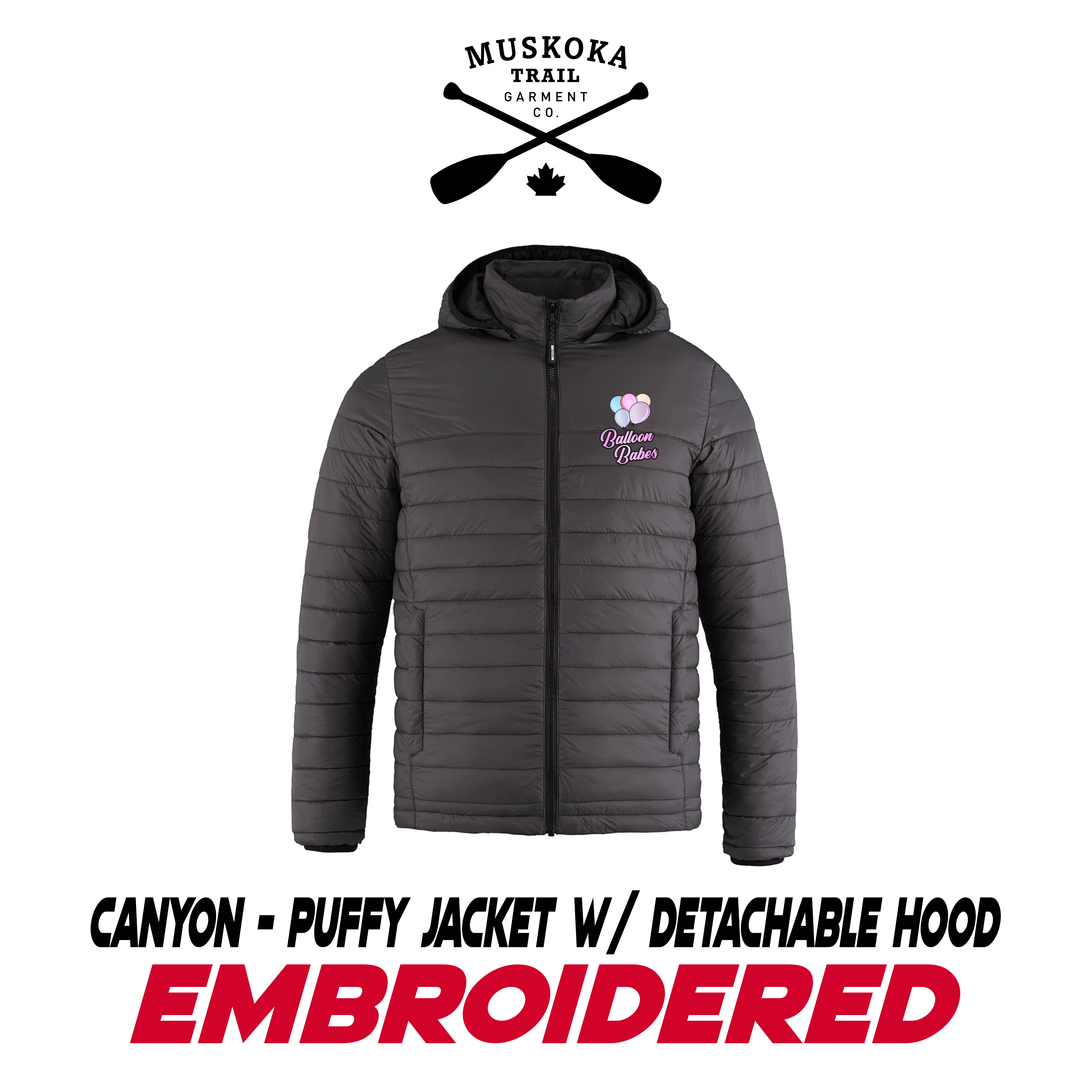 Embroidered Muskoka Canyon Puffy Jacket