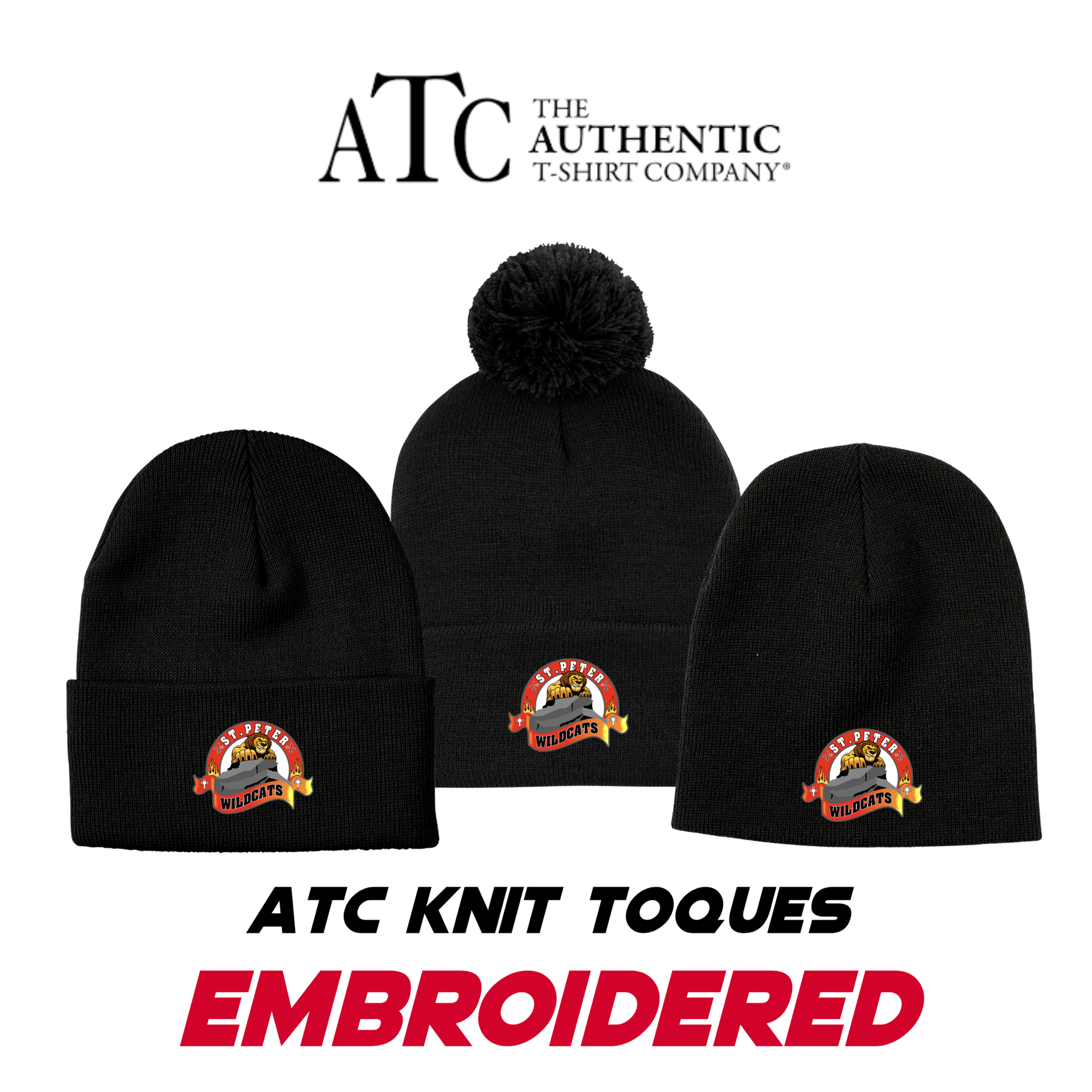 Embroidered ATC Toques