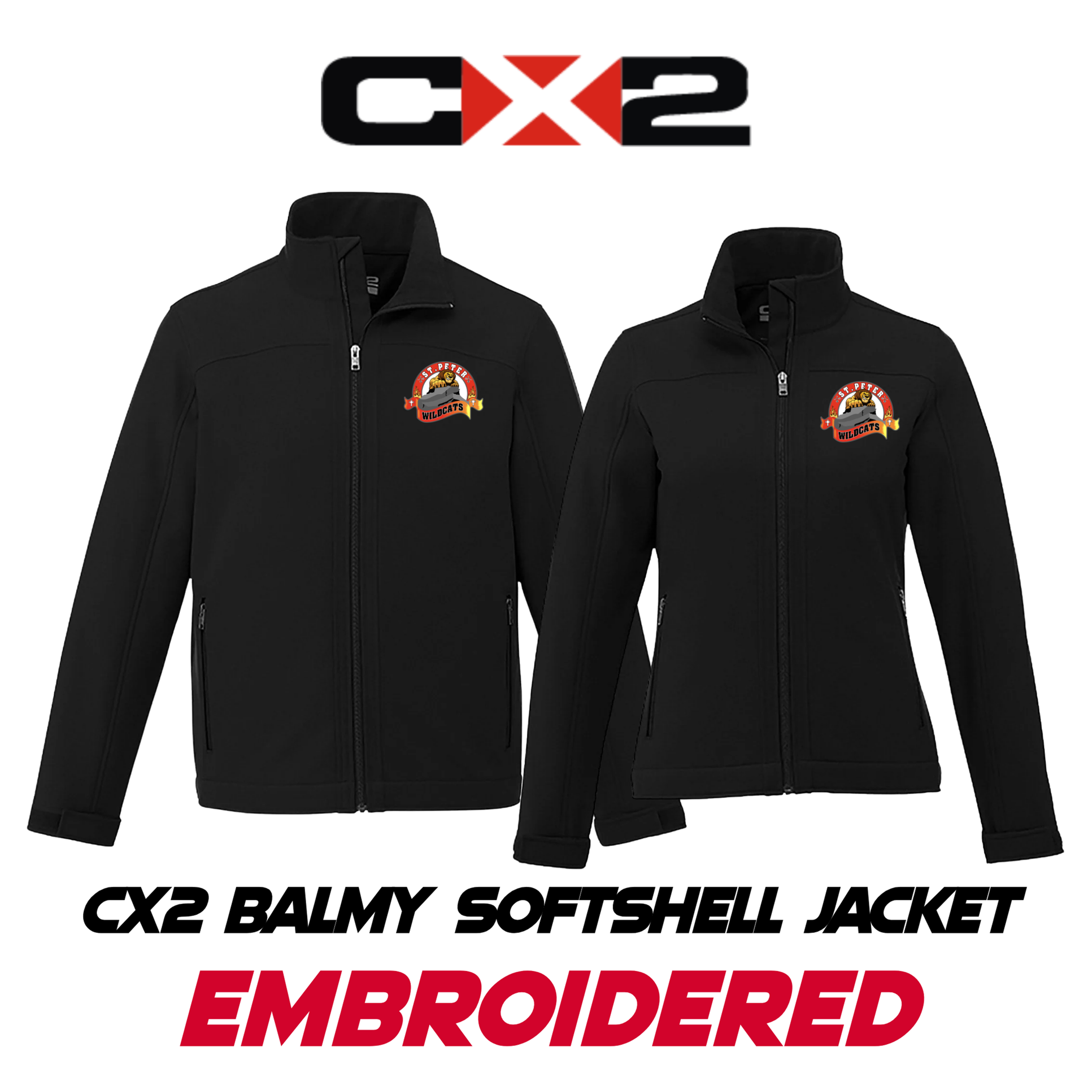Embroidered CX2 Balamy Softshell Jacket