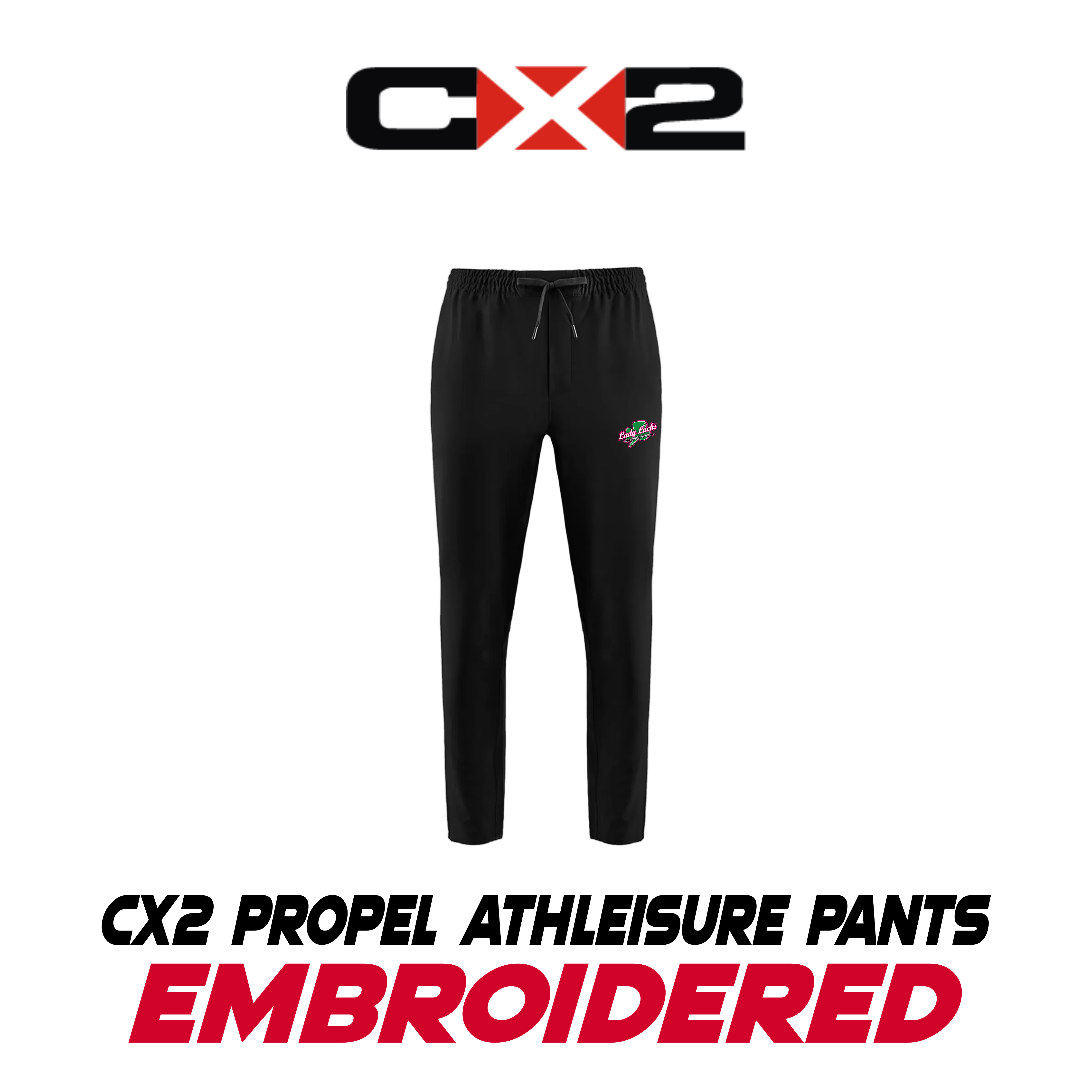 Embroidered CX2 Propel Track Pants