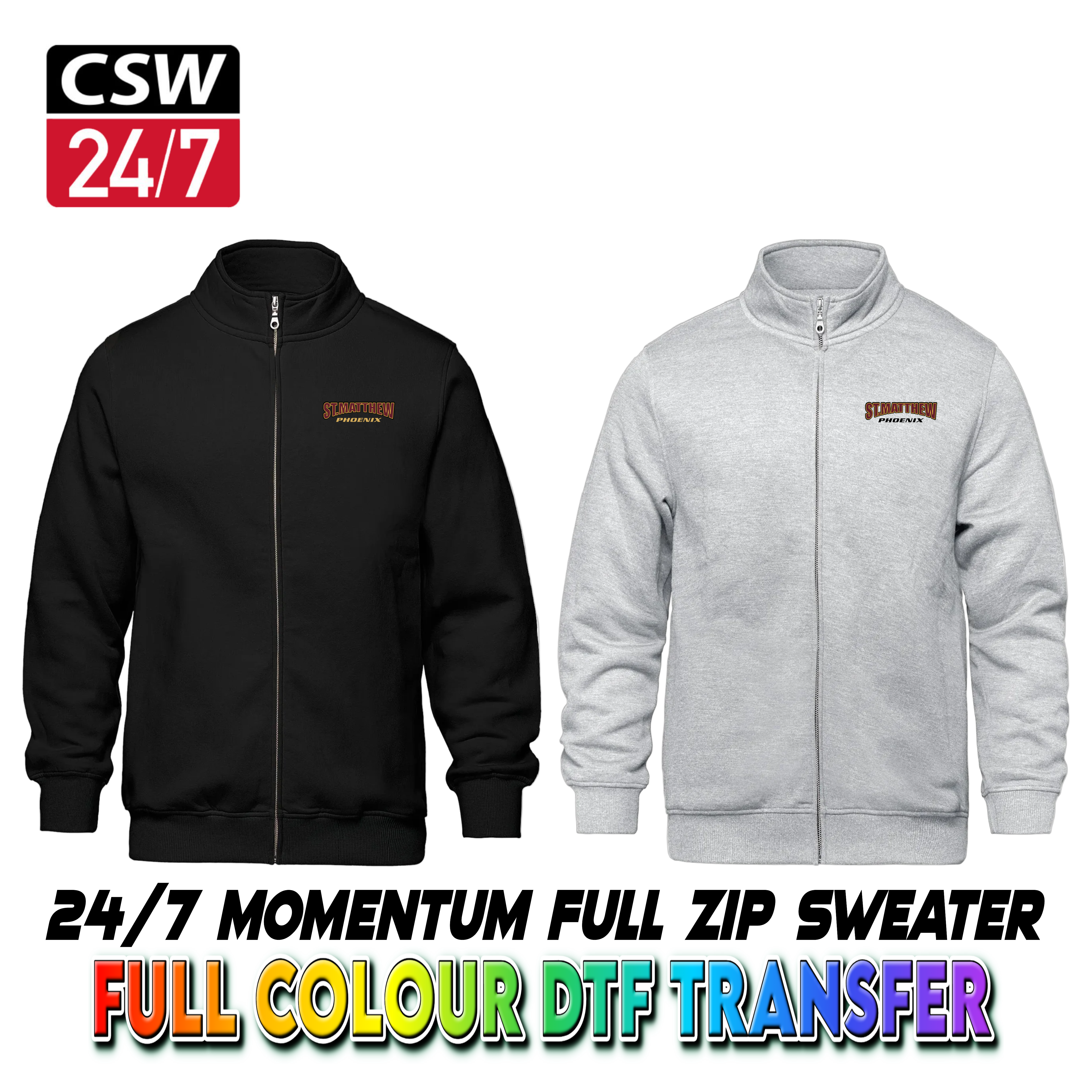 CSW 24/7 FULL ZIP Momentum Hoodie