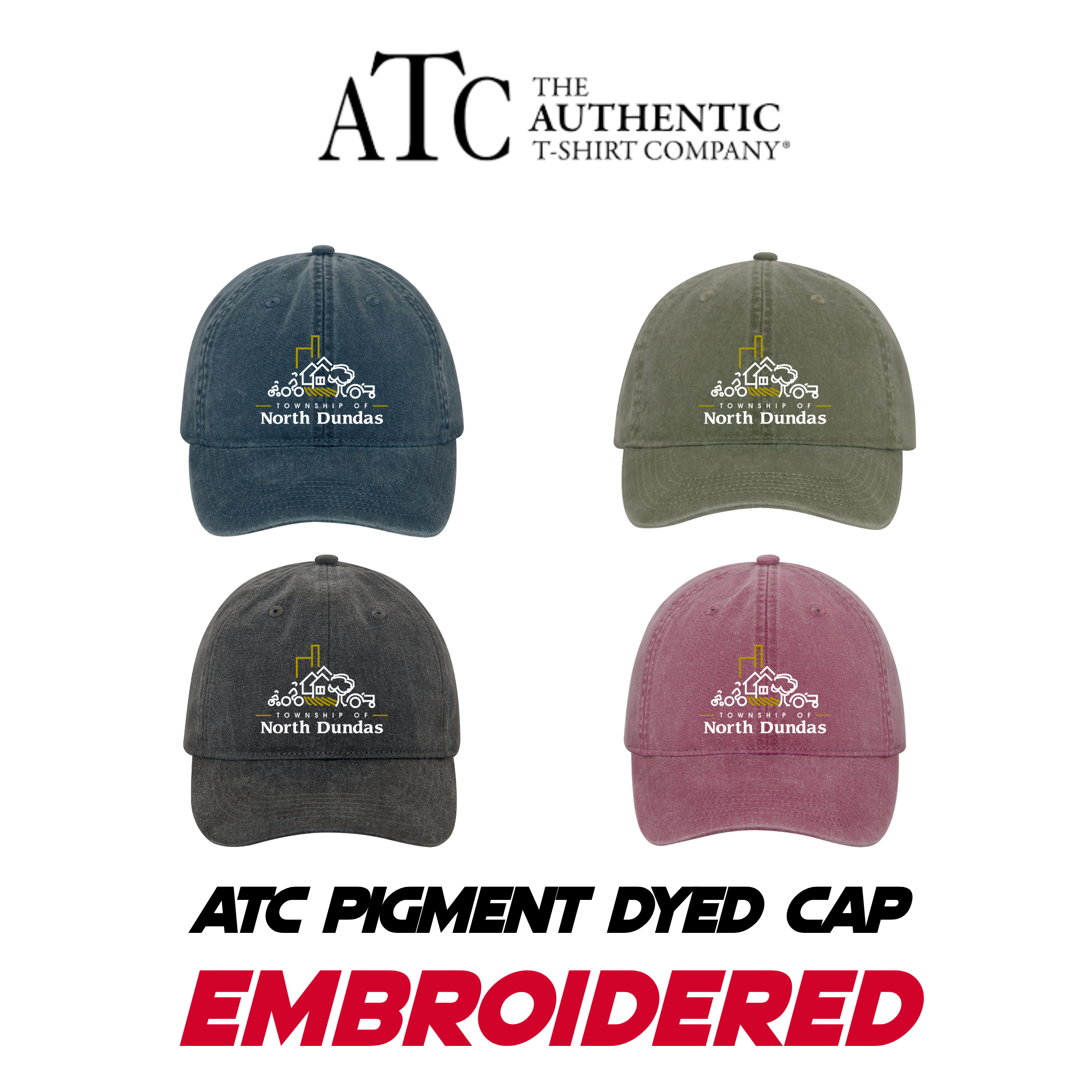 Embroidered Unstructured Pigment Dyed Cap
