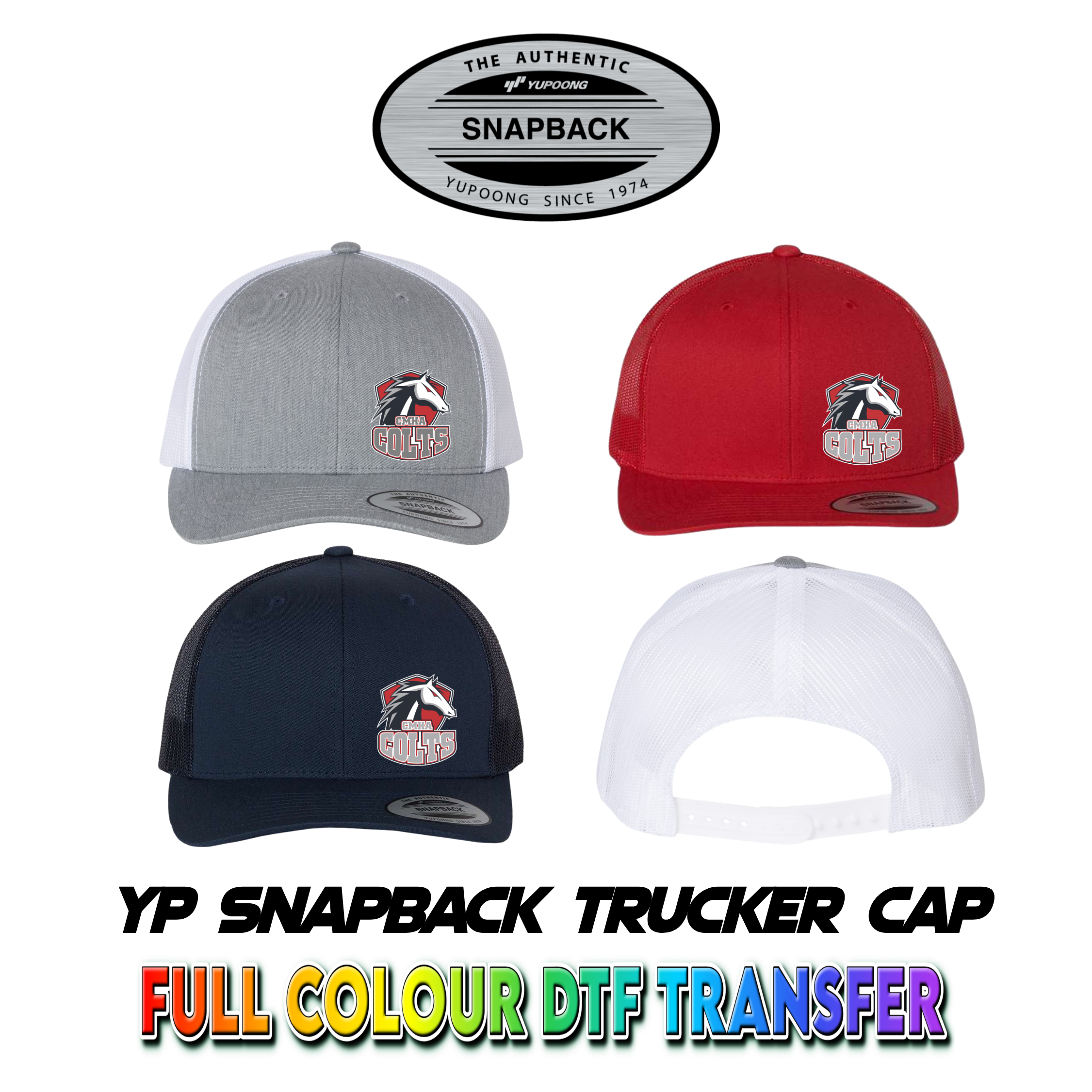 YP Classics-Retro Trucker Mesh Snapback