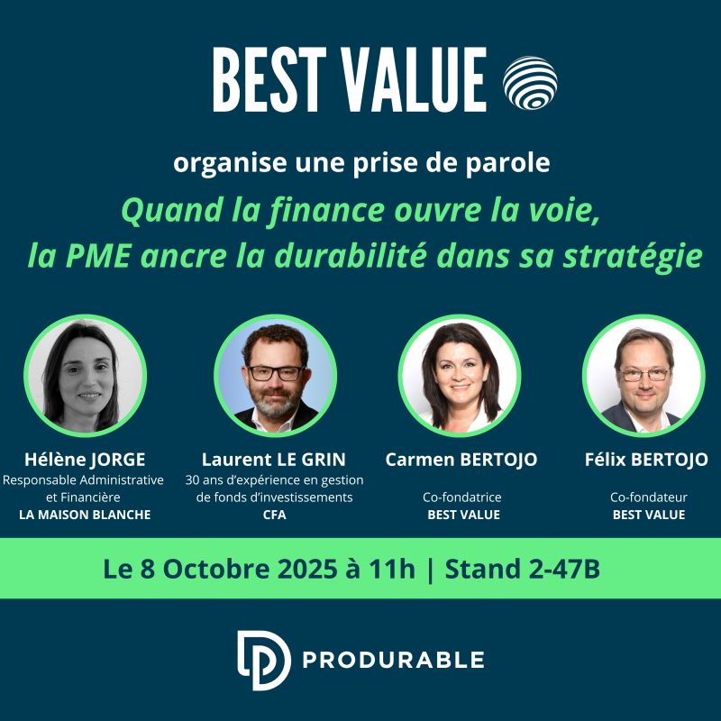 Visuel de la publication LinkedIn : Faire progresser la durabilité au quotidien