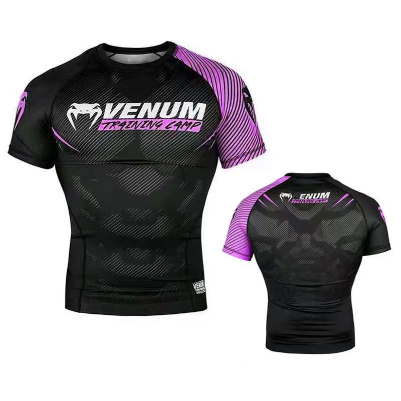 Miniatura: UFC Mouth Gun Conner McGregor Men's Short Sleeve MMA Comprehensive Fighting Tra