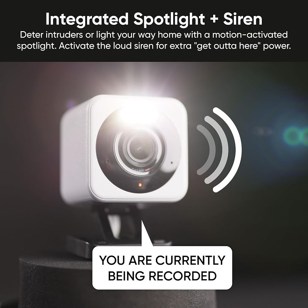 Miniatura: WYZE Cam v4, 2.5K HD WiFi Smart Home Security Camera, Indoor/Outdoor, Pet/Baby 