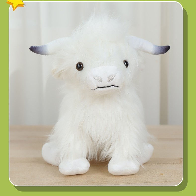 Miniaturbild: Highland Cow Simulated Scottish Highland Cow Plush Toy Cow Doll
