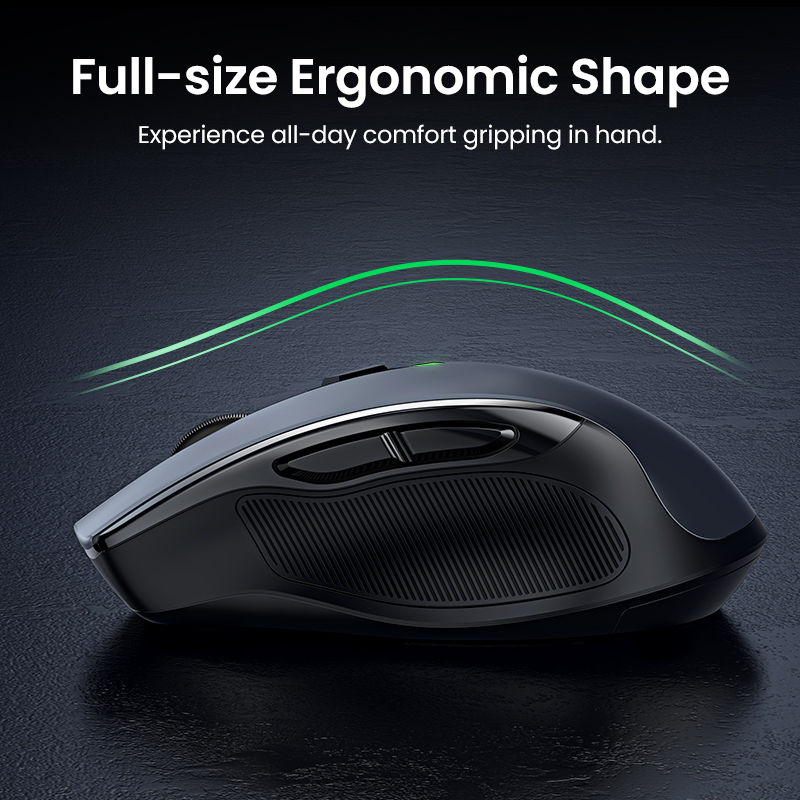 الصورة المصغرة: 【NEW】UGREEN Mouse Wireless Ergonomic Mouse 4000 DPI Silent 6 Buttons For MacBoo