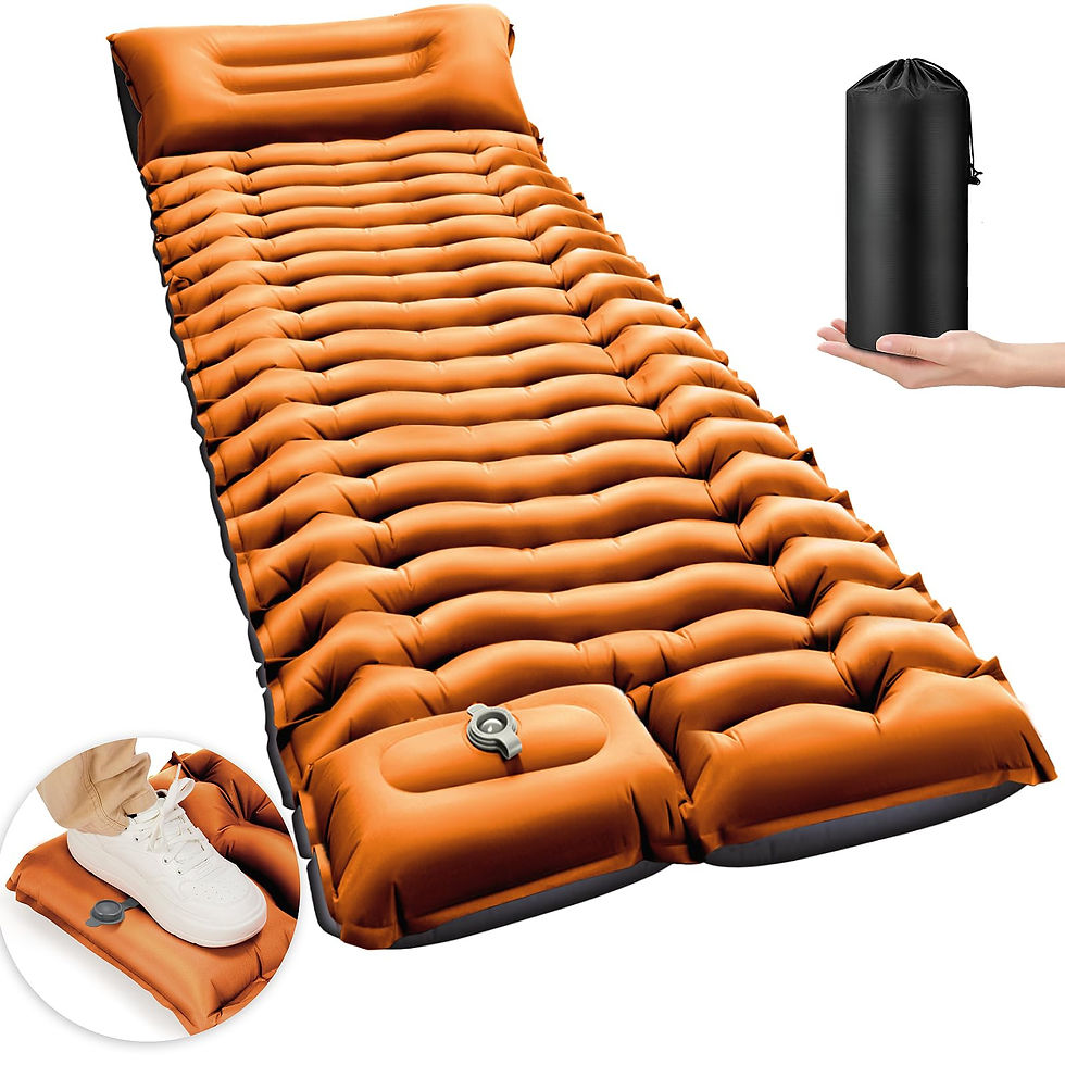 Miniaturbild: Camping Sleeping Pad: Ultralight Self Inflating Air Mat, Compact Inflatable Sle