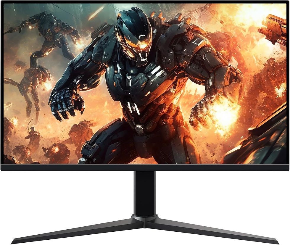الصورة المصغرة: Amazon Basics 27 Inch Monitor, FHD 1080P, Max 100Hz, VESA Compatible, Built-in 