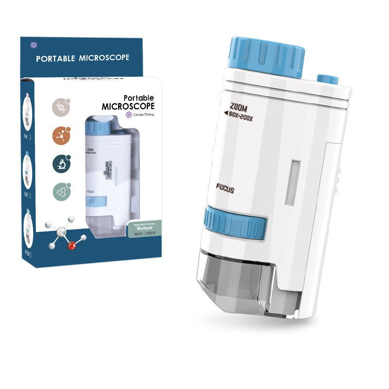 Miniaturbild: Children's Portable Handheld Optical Microscope Boys Girls Scientific Outd
