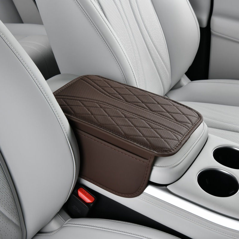 Miniaturbild: Car Armrest Box Pad Central Armrest Booster Pad Car Tissue Box Cup Holder Armre