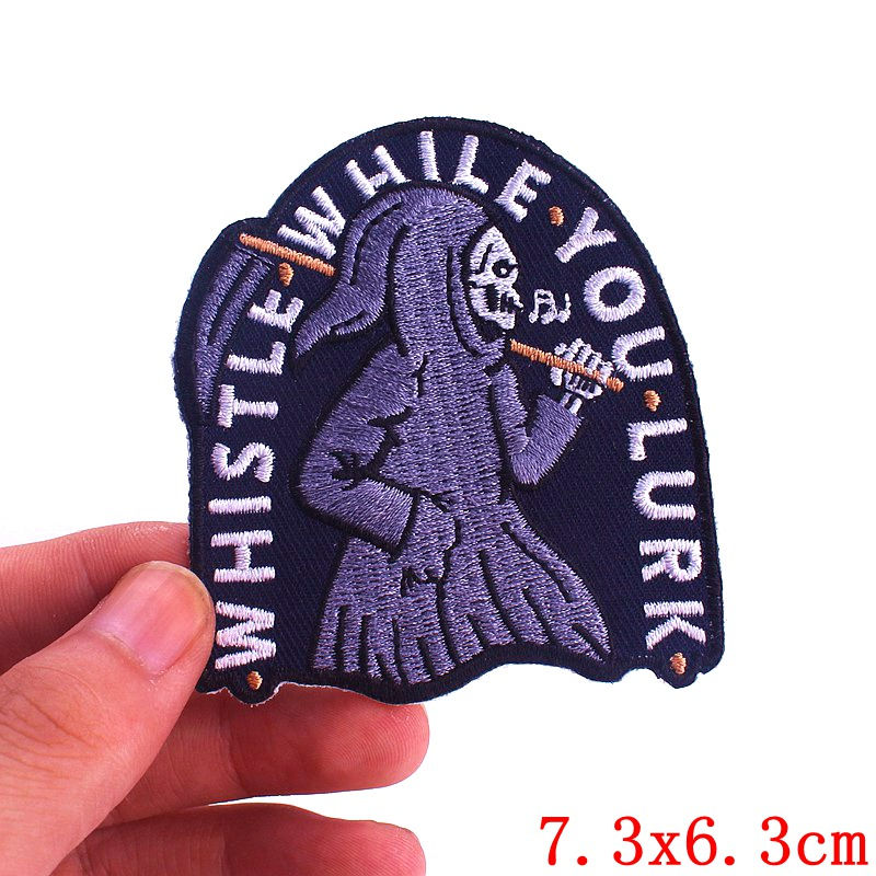 Миниатюра: Hippie Rock Punk Embroidery Patches For Clothing Sticker Music Band Iron On Pat