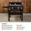Miniatura: Blackstone Original 2-Burner 28" Propane Omnivore Griddle with Hard Cover