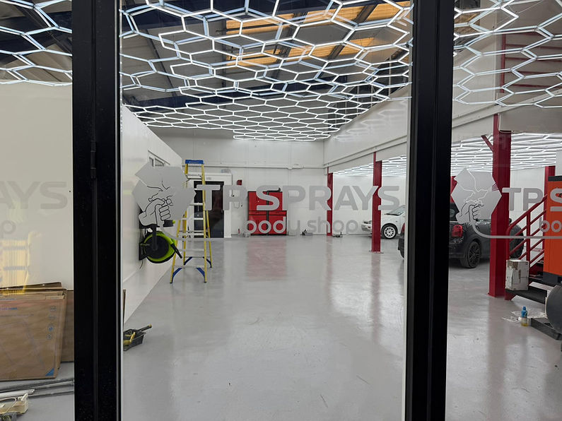 Car body shop providing expert vehicle bodywork repairs.