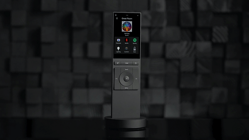 Black COntrol4 NEEO Remote.png