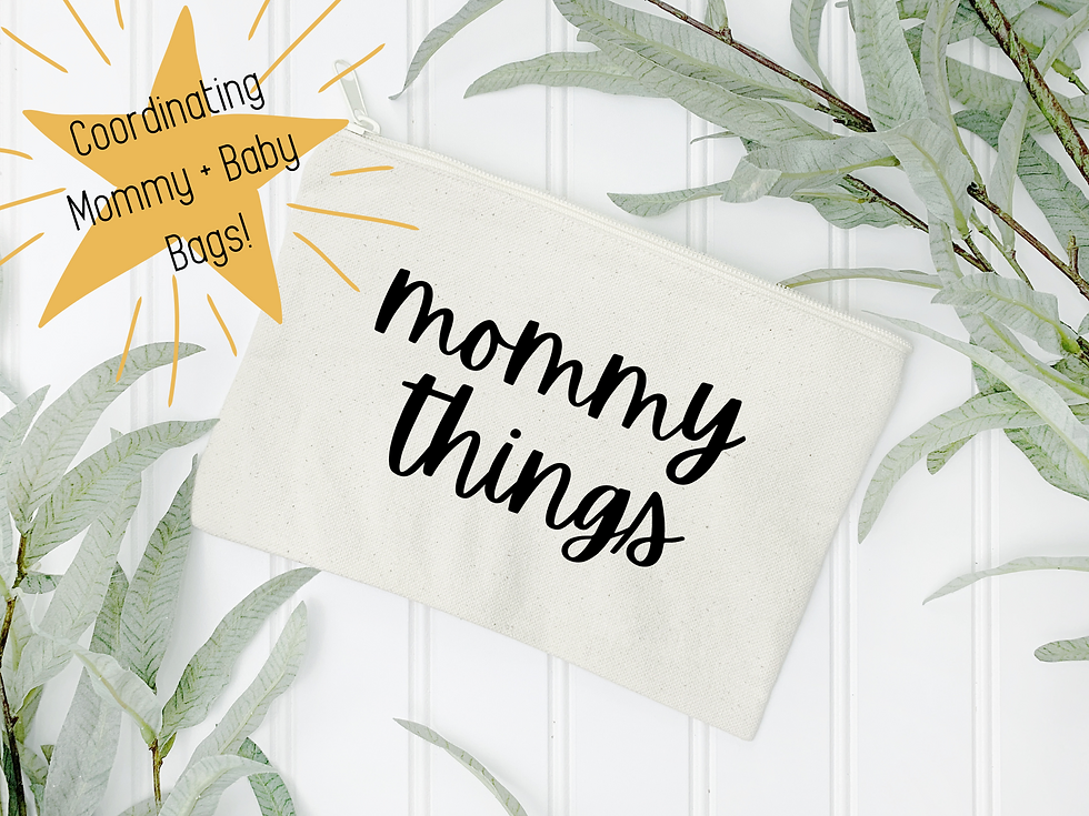 Thumbnail: Baby Things Zippered Pouch