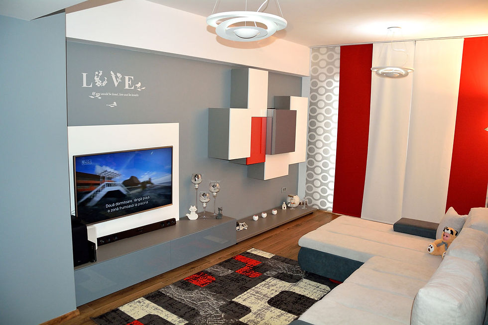 Стенка в гостиную в современном стиле