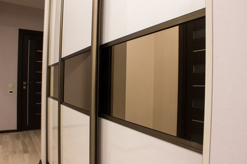 Современные Шкафы-купе с зеркальными дверцами