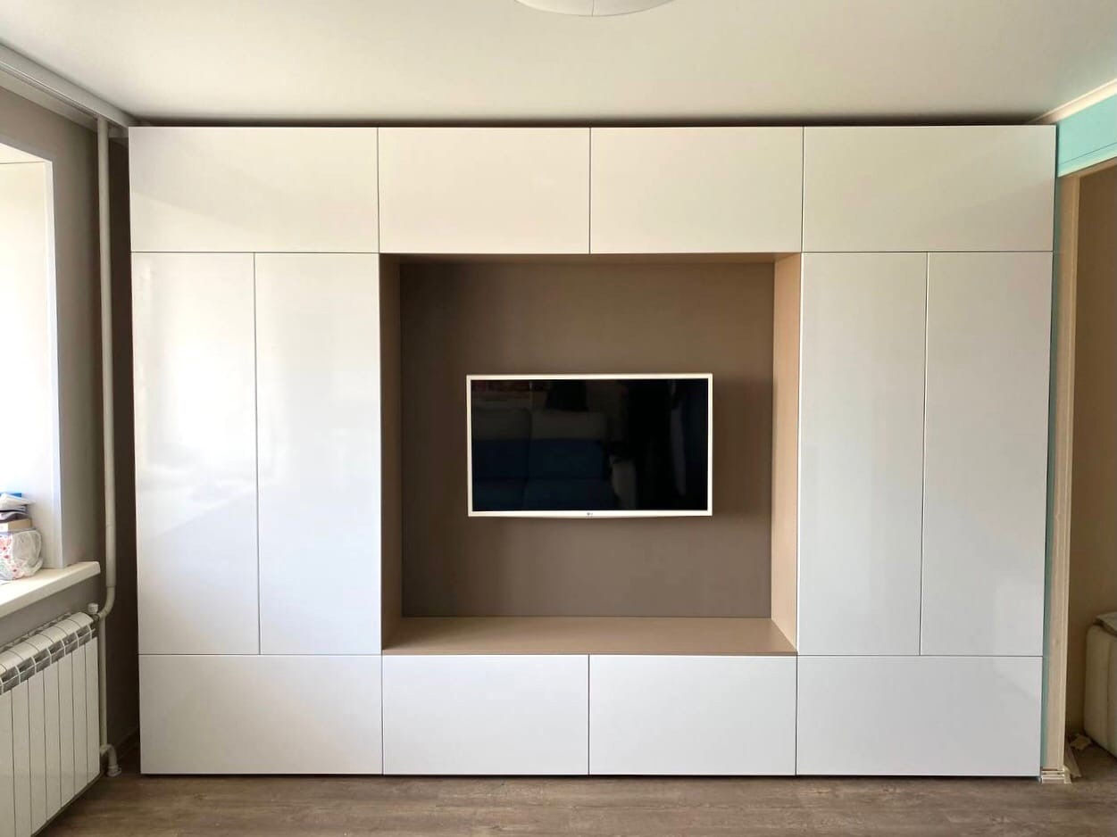 стенка в гостиную со шкафом