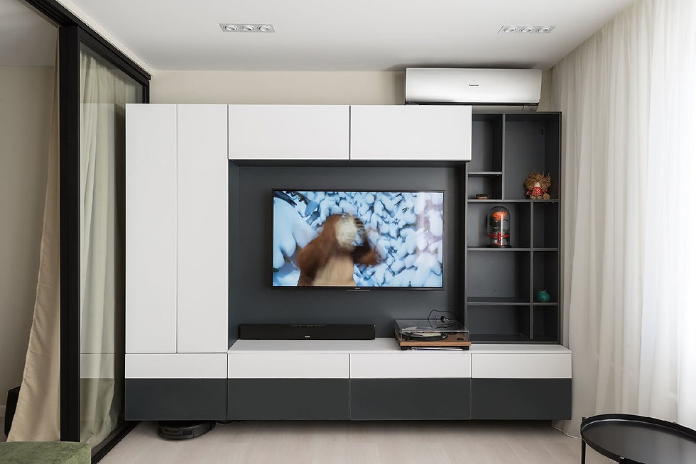 стенка в гостиную в современном стиле