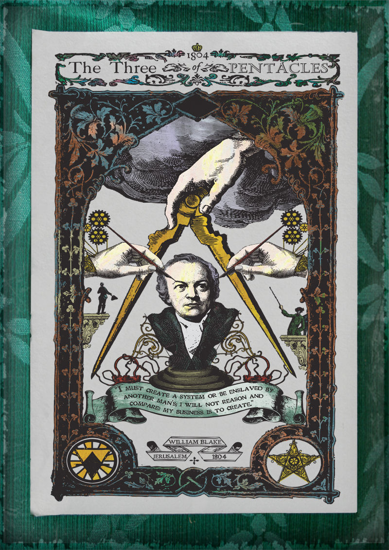 Thumbnail: The Industrial Sublime Tarot: Minor Arcana: The Suit of Pentacles (Color)