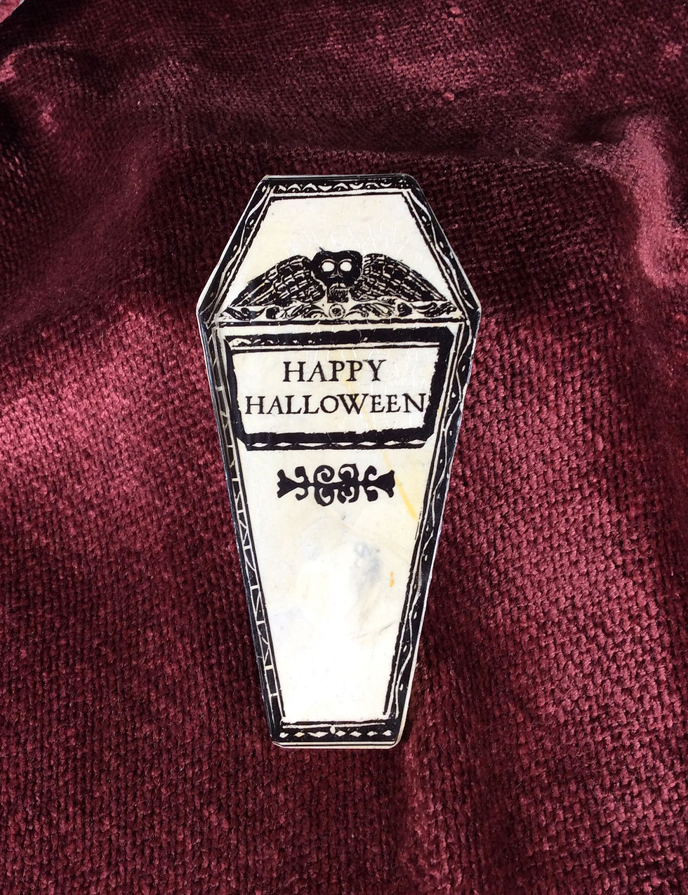 Thumbnail: Halloween Coffin Fridge Magnets