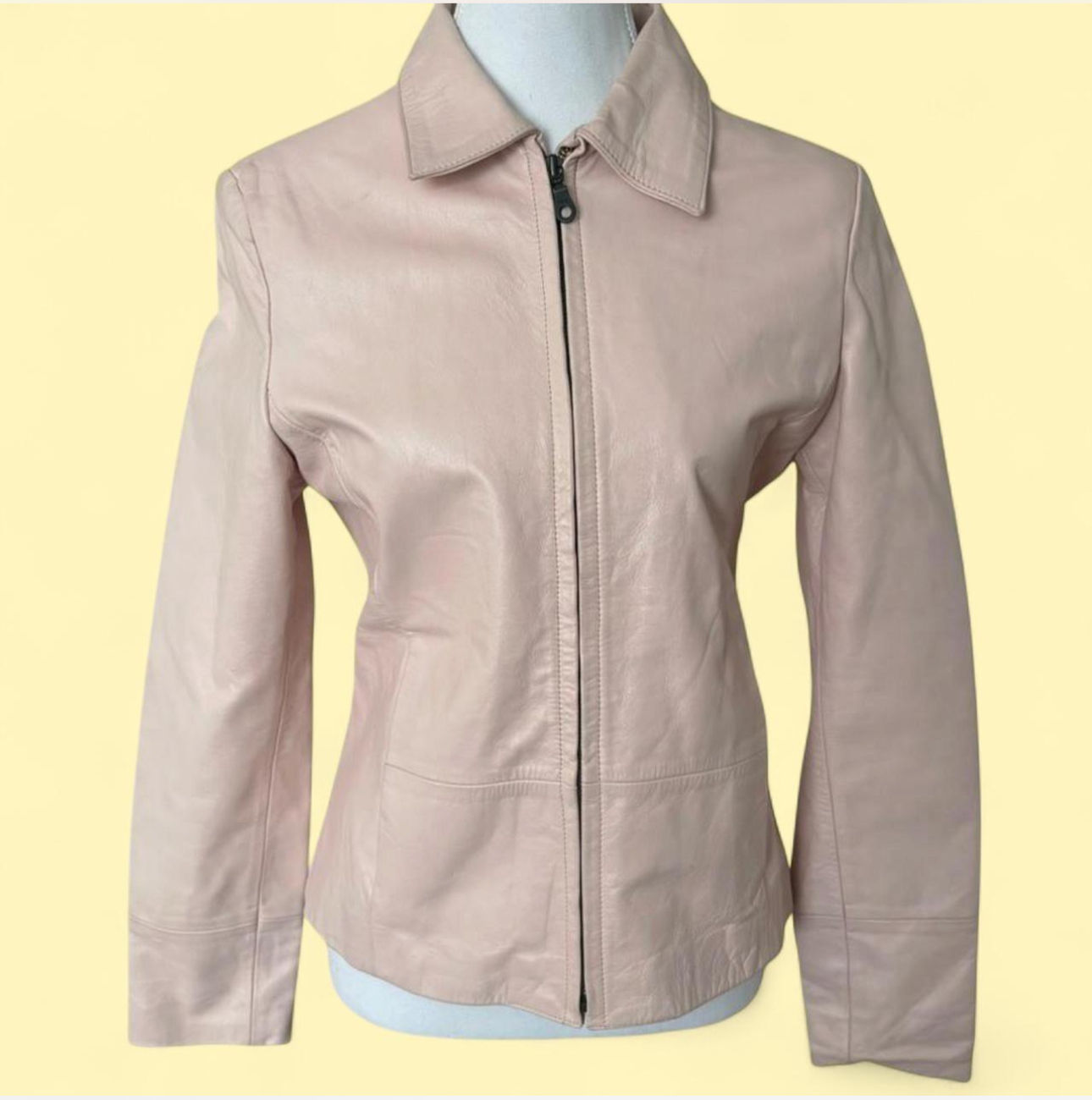 Pink Leather Jacket