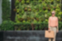 Fashionista in a Park