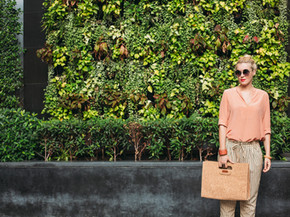 Fashionista in a Park