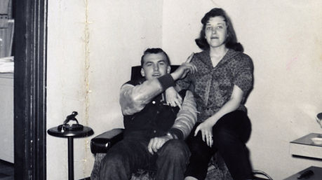 Ron and Linda early years scanned photo