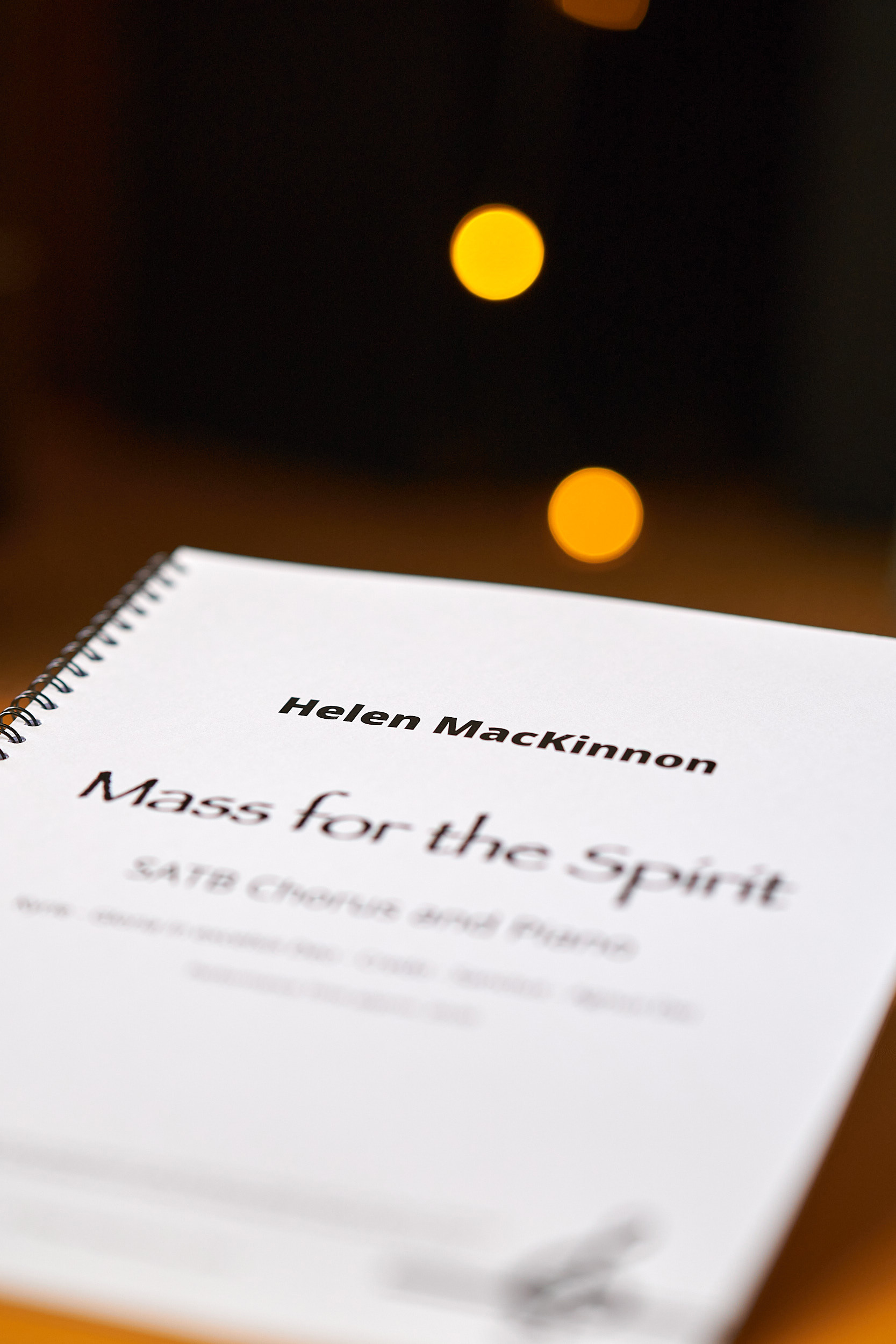 Mass for the Spirit (SATB and Piano)
