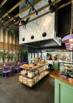 תכנון ועיצוב בית קפה אשדוד אדריכל יניב בסו