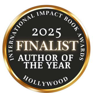 International Impact Book Awards 2025 Finalist seal for Author of the Year, Hollywood