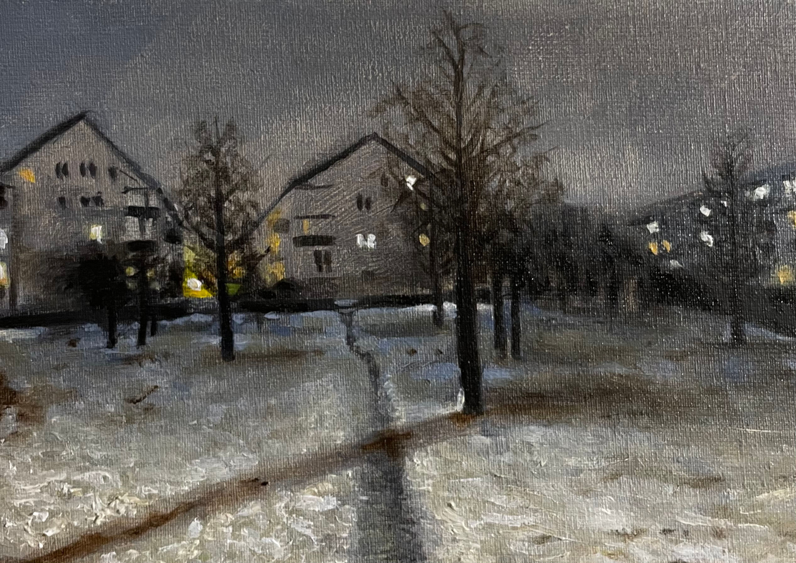 Camino a la residencia desde la estación, Kalisz.