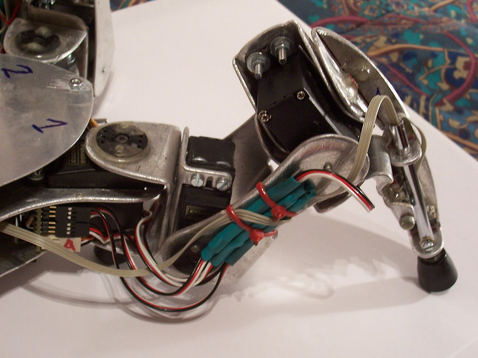 Pata montada y cableada