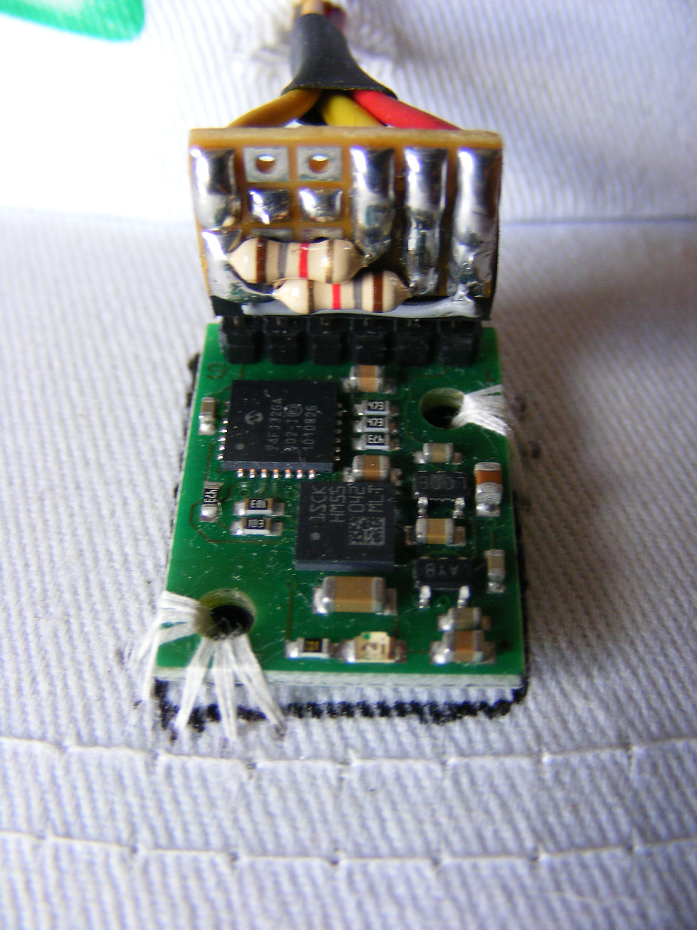 Detalle del sensor inercial