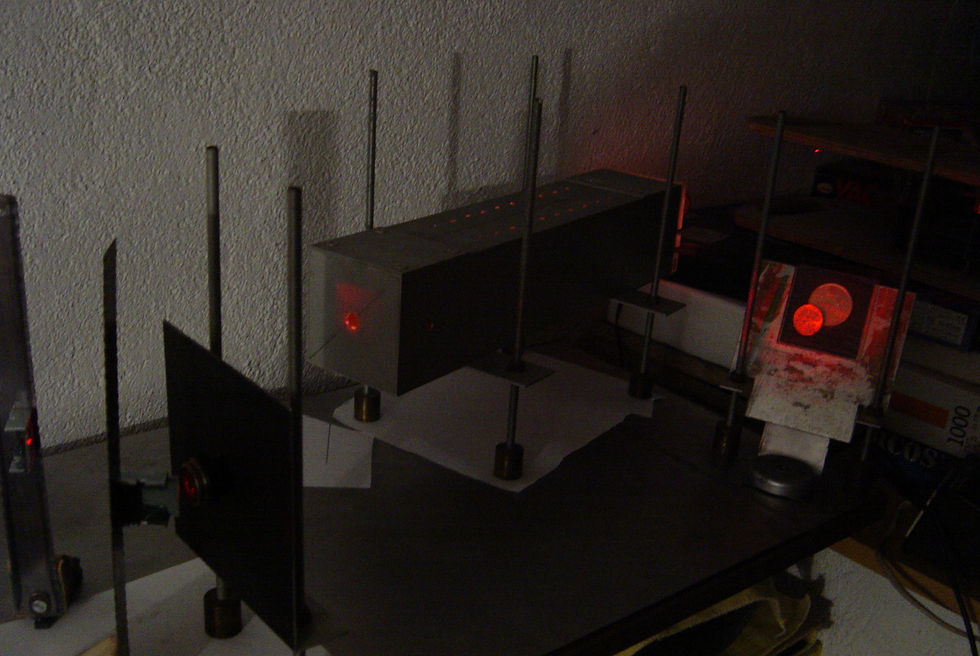 Montaje durante la exposición