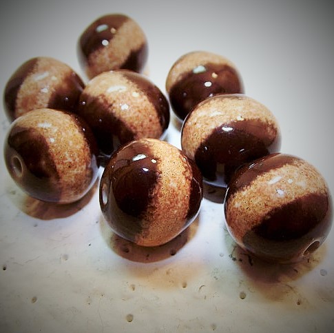 two glaze brown