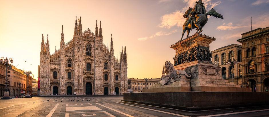 Χειμερινή απόδραση στο Μιλάνο, Ιταλίας 