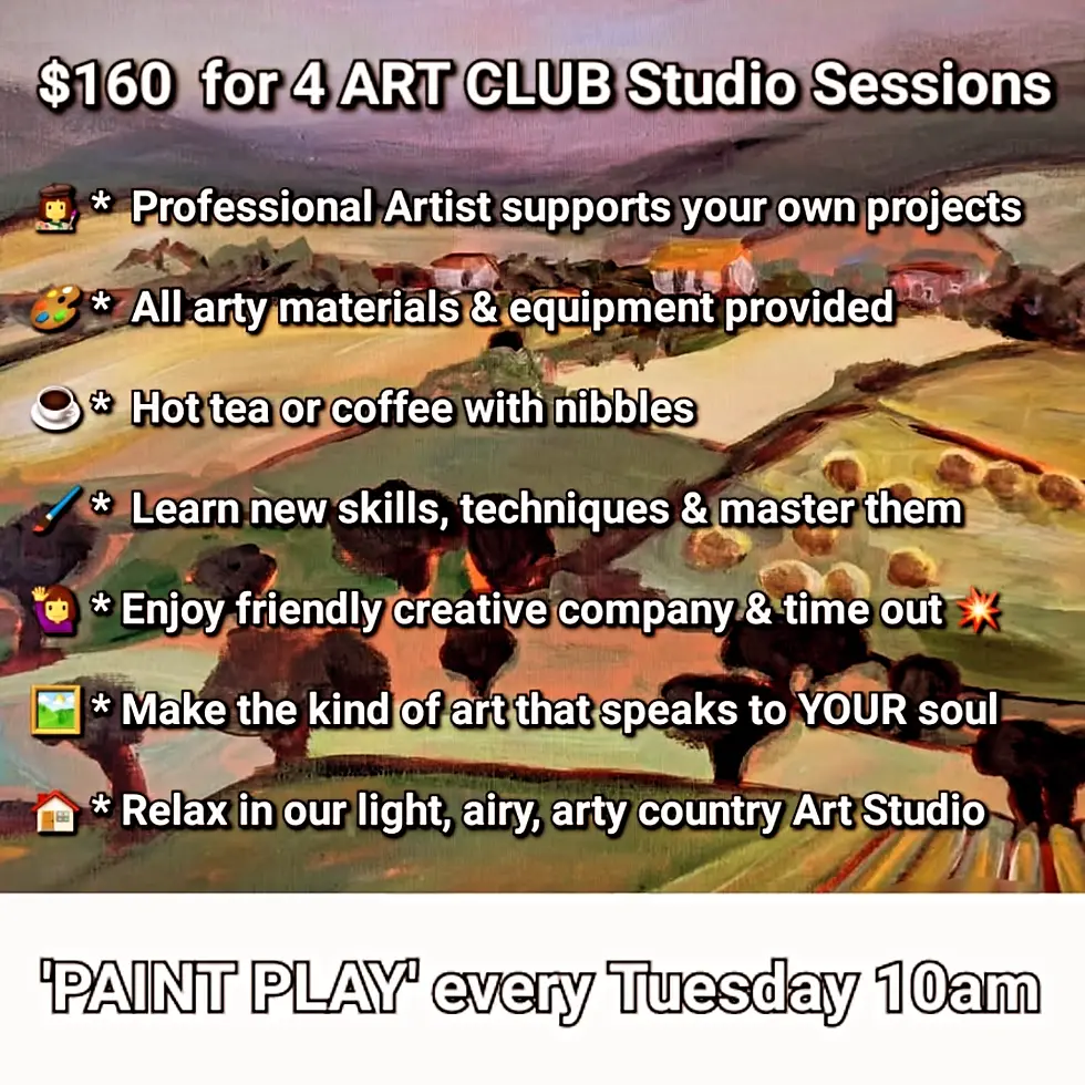 PAINT PLAY 🎨 ART CLUB Studio Sessions 10am Tuesdays