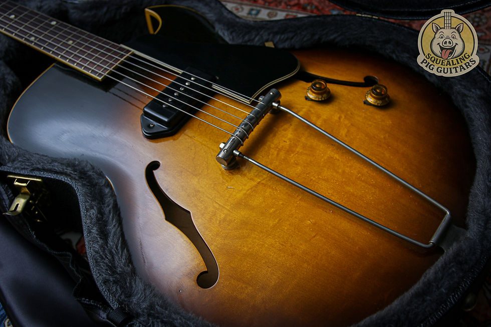 Thumbnail: GIBSON USA Vintage ES-225T Hollow Body "Sunburst + Rosewood" (1955)