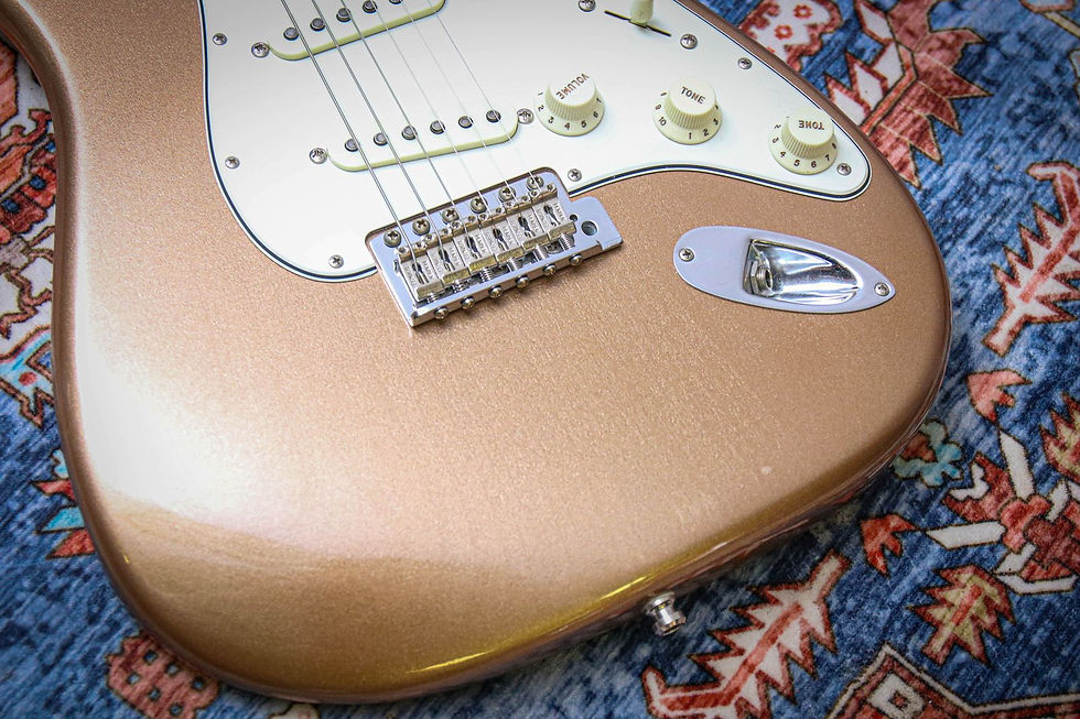 Thumbnail: FENDER USA Custom Shop Post-Modern Stratocaster "Firemist Gold + Rosewood" 2017