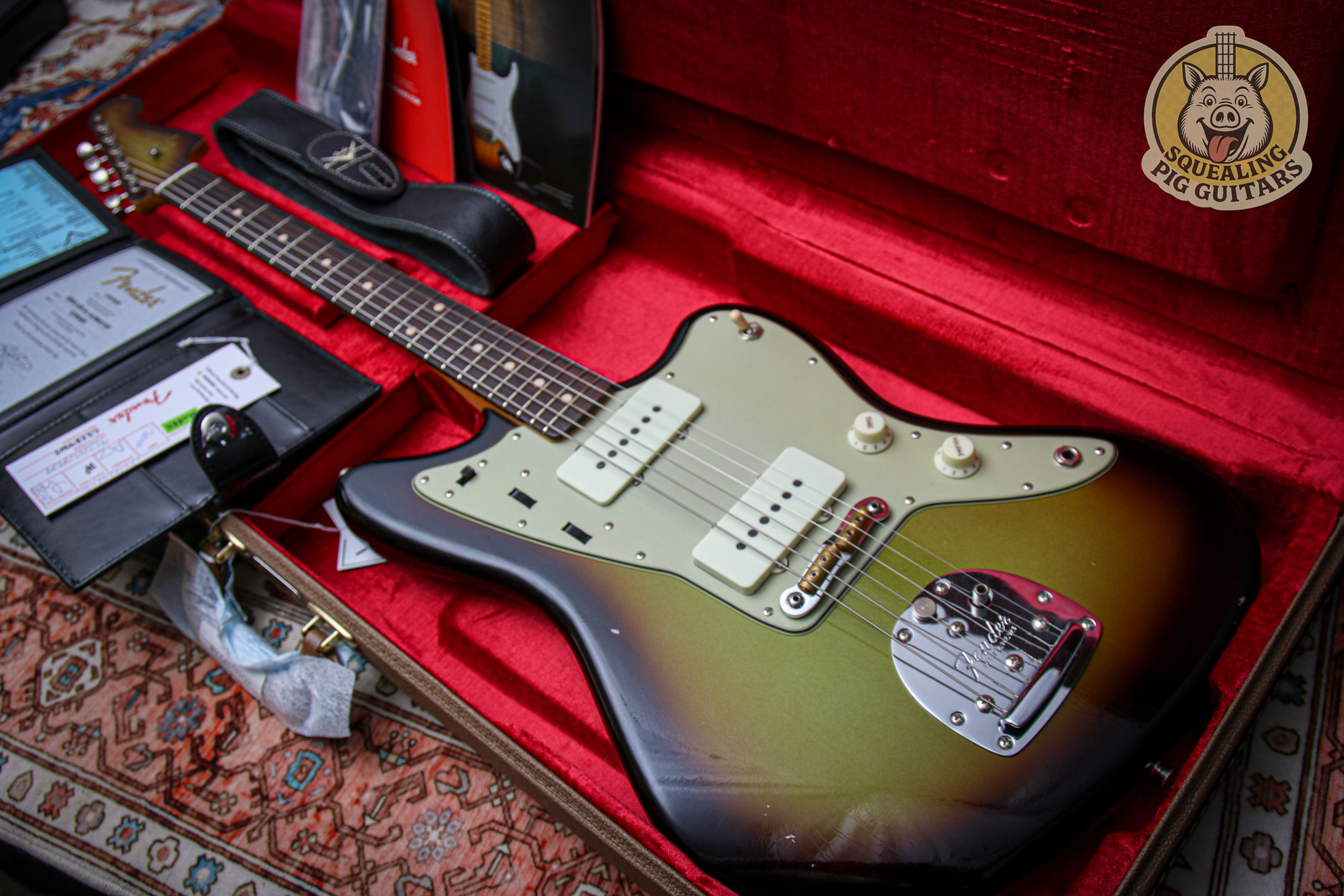 FENDER USA Custom Shop '62 Reissue Jazzmaster Jrny Relic "Swamp Burst" (2025)