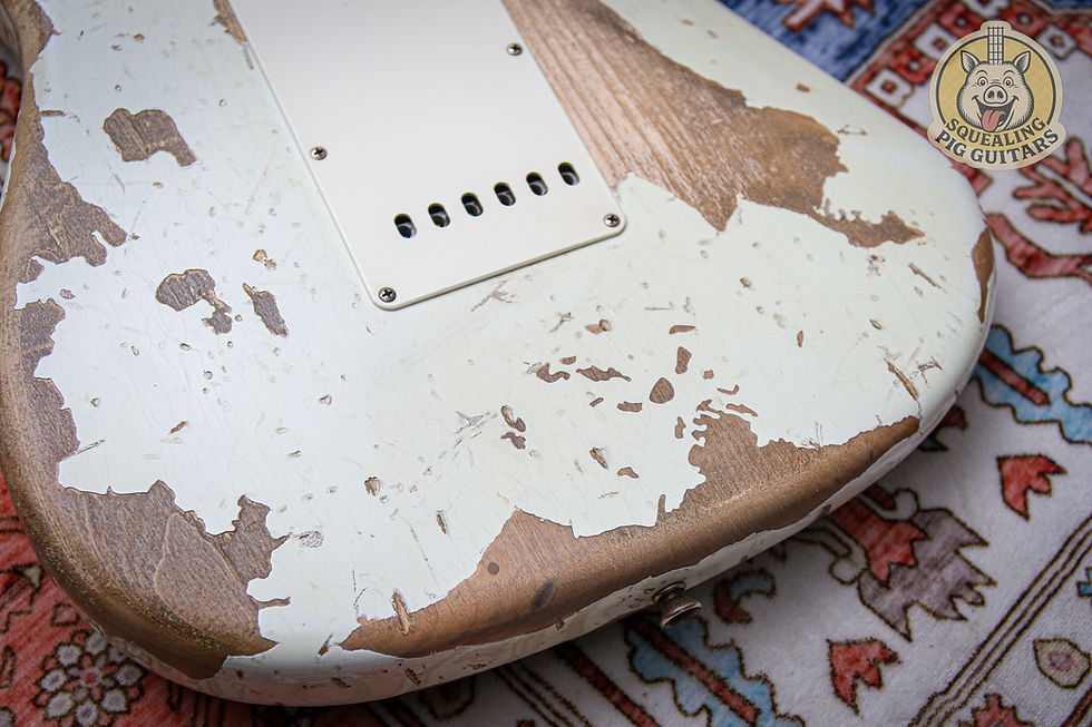 Thumbnail: FENDER USA Masterbuilt 62 Reissue Stratocaster Hvy Relic *Jason Smith "Olympic